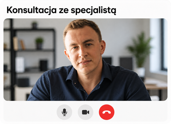 Konsultacja ze specjalistą: rozmowa wideo online z Adamem